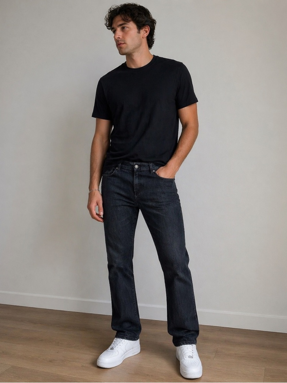 GUESS Halsted Slim Tapered Jeans Dark Wash 40x30 Medium Rise Men’s Denim